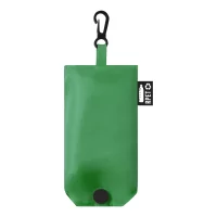 skládací RPET nákupní taška zelená s potiskem loga - foto 2