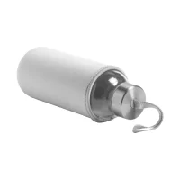 skleněná láhev bílá s potiskem loga - foto 3