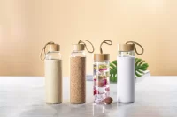 skleněná láhev přírodní s potiskem loga - foto 4