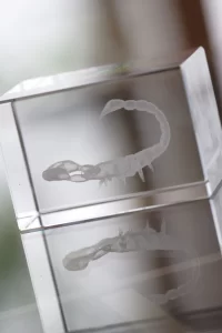 skleněné těžítko, vhodné pro 3d laser průhledná s potiskem loga - foto 10