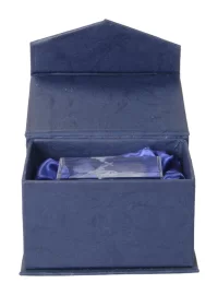 skleněné těžítko, vhodné pro 3d laser průhledná s potiskem loga - foto 4