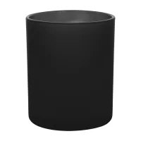 skleněný hrnek - 300 ml černá s potiskem loga - foto 2