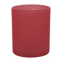 skleněný hrnek - 300 ml červená s potiskem loga - foto 2