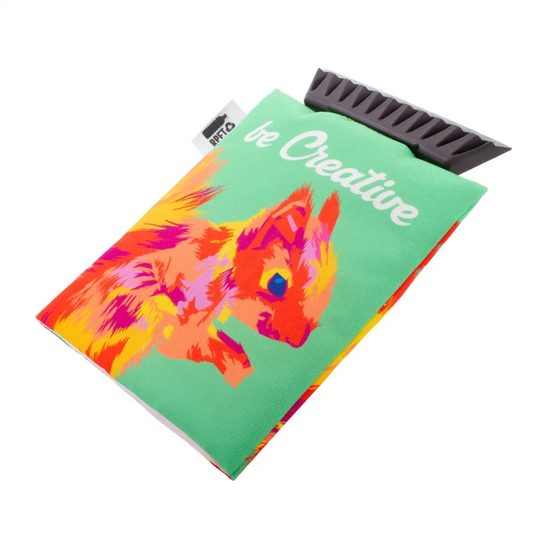 škrabka na led na zakázku bílá s potiskem loga