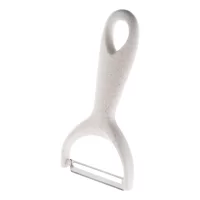 škrabka na zeleninu přírodní s potiskem loga