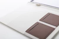 sloha na dokumenty z recyklovaného plátna přírodní s potiskem loga - foto 6