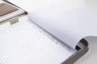 sloha na dokumenty z recyklovaného plátna přírodní s potiskem loga - foto 6