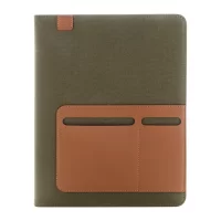 složka na dokumenty z recyklovaného cavas zelená s potiskem loga - foto 11