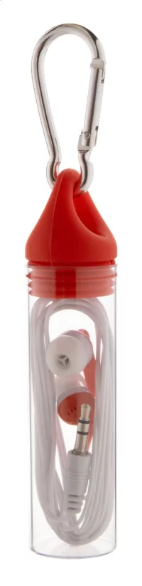 sluchátka červená s potiskem loga - foto 4