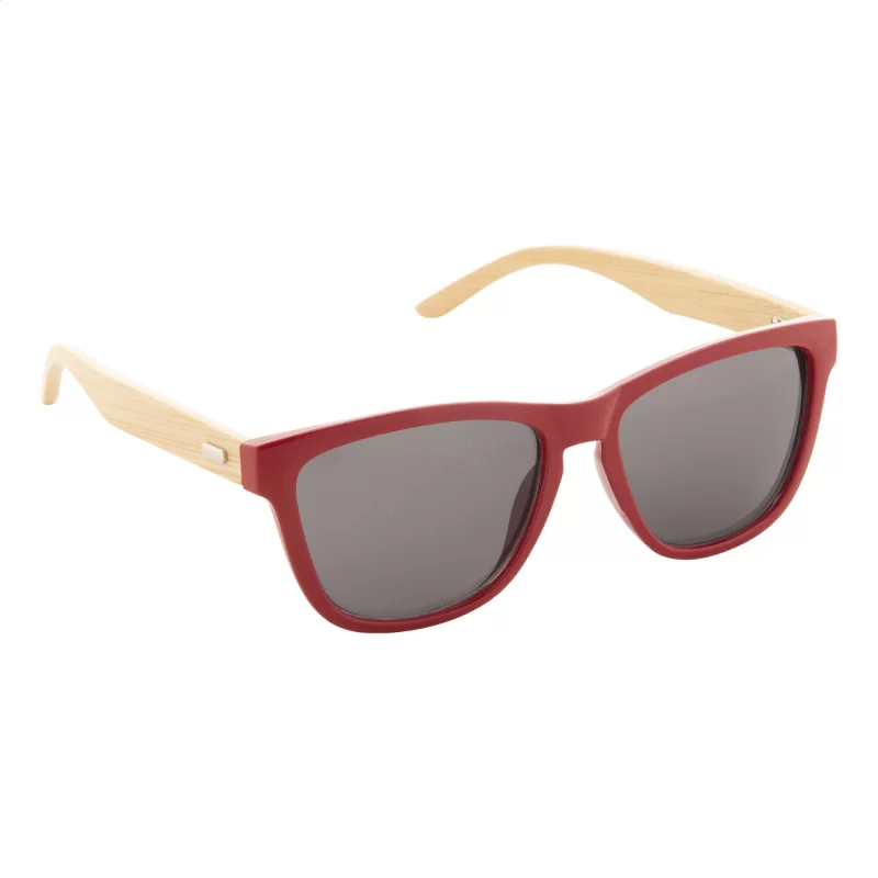 sluneční brýle červená s potiskem loga