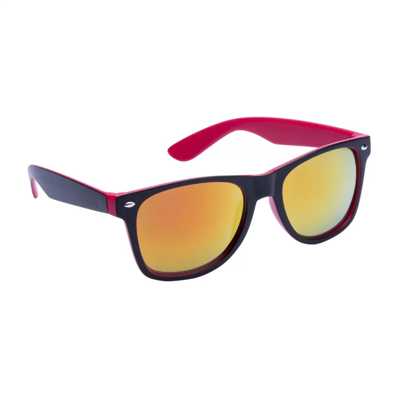 sluneční brýle červená s potiskem loga