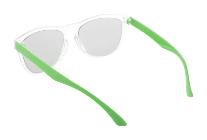 sluneční brýle na zakázku zelené jablko s potiskem loga