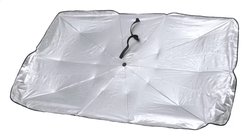 slunečník do auta černá s potiskem loga