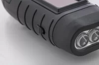 solární dynamosvítilna RABS černá s potiskem loga - foto 2