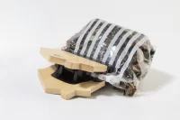 spona s magnetem na ledničku přírodní s potiskem loga - foto 3