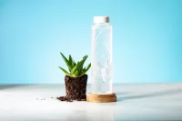 sportovní láhev bílá s potiskem loga - foto 3