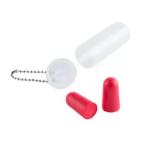 špunty do uší červená s potiskem loga - foto 2