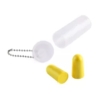 špunty do uší žlutá s potiskem loga - foto 2