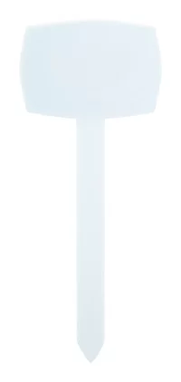 štítek pro rostliny bílá s potiskem loga - foto 2