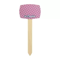 štítek pro rostliny přírodní s potiskem loga