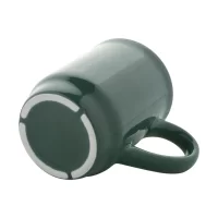 stohovatelný keramický hrnek zelená s potiskem loga - foto 4