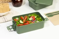 stohovatelý box na jídlo zelená s potiskem loga - foto 7