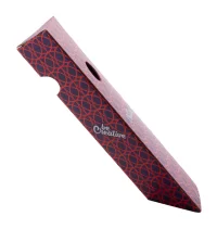 stojan na láhev vína na zakázku bílá s potiskem loga