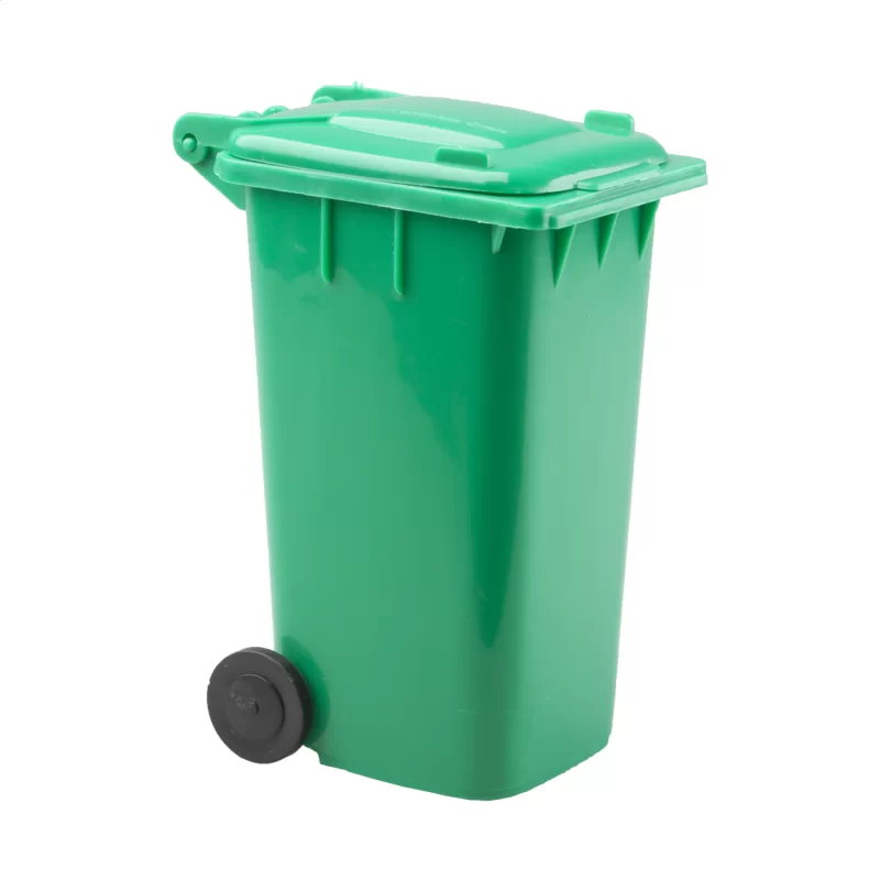 stojan na psací potřeby zelená s potiskem loga