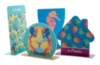 stojánek, kolo bílá s potiskem loga - foto 3