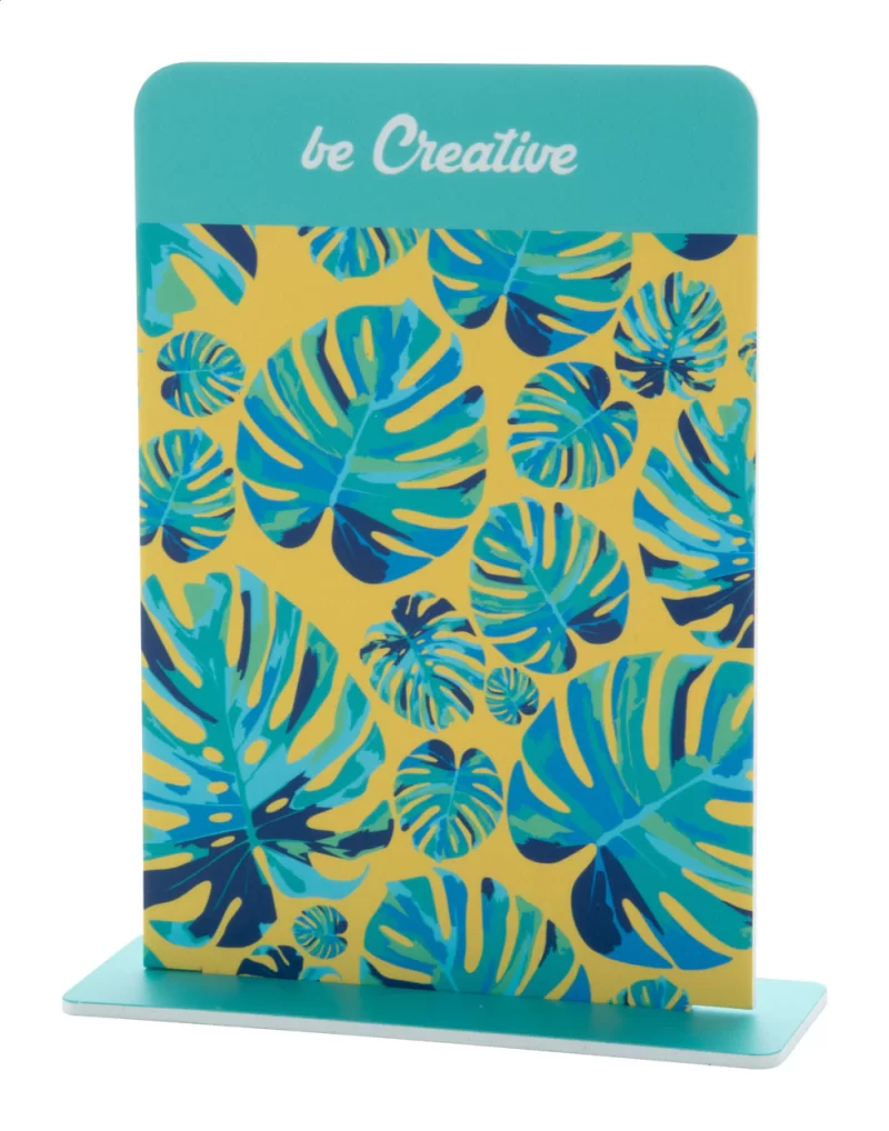 stojánek, kolo bílá s potiskem loga