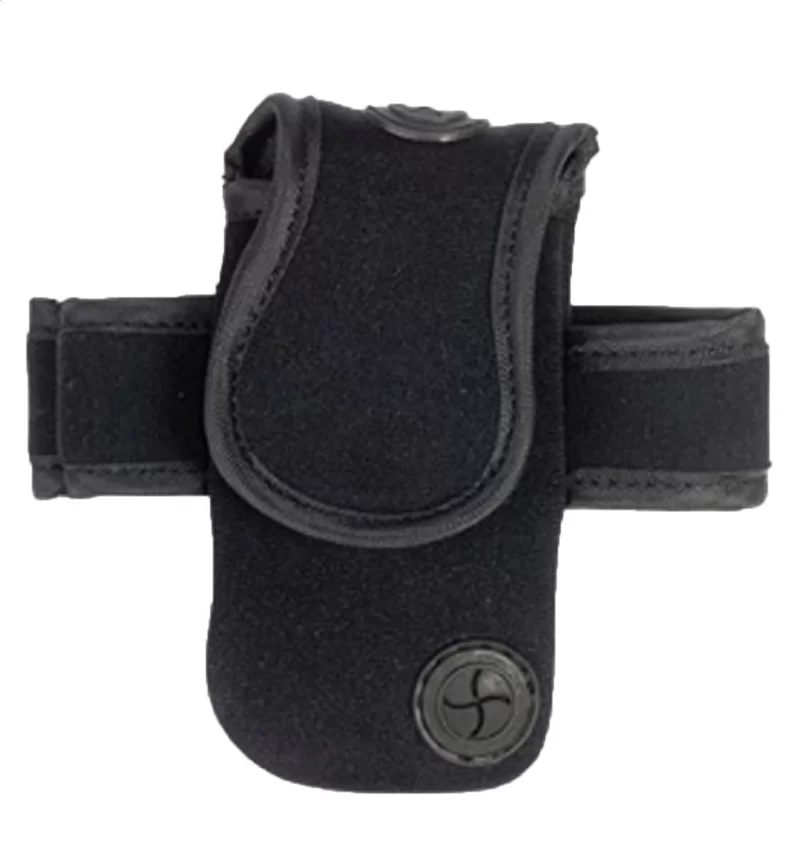 stojánek na mobil černá s potiskem loga