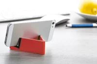 stojánek na mobil červená s potiskem loga - foto 2