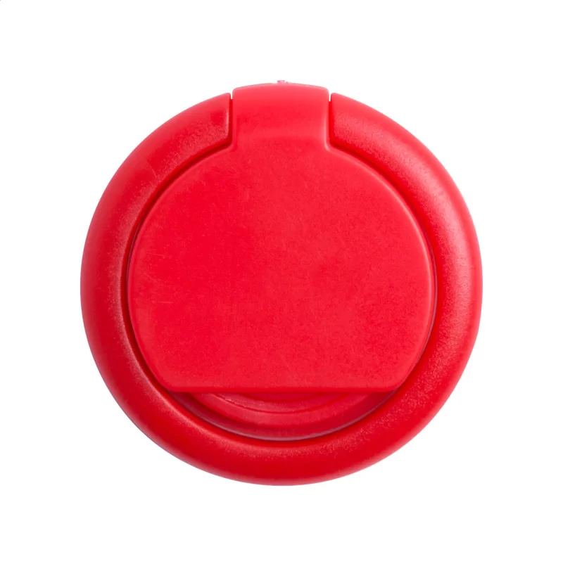 stojánek na mobil červená s potiskem loga