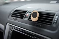 stojánek na mobil do auta přírodní s potiskem loga - foto 6