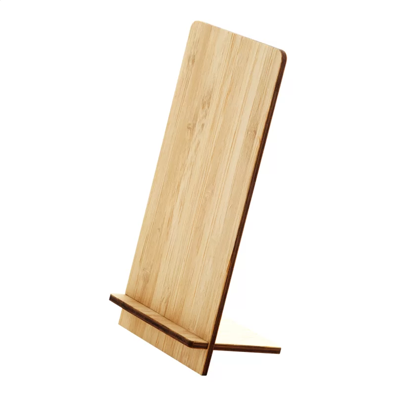 stojánek na mobil přírodní — reklamní předmět s vlastním potiskem stojánek na mobil přírodní s potiskem loga