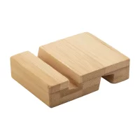 stojánek na mobil přírodní s potiskem loga