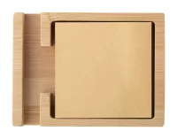 stojánek na mobil s bločkem přírodní s potiskem loga - foto 2