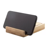 stojánek na mobil s bločkem přírodní s potiskem loga - foto 5