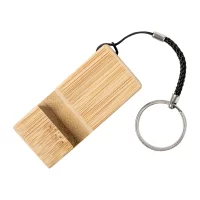 stojánek na mobil s přívěškem na klíče přírodní s potiskem loga - foto 3