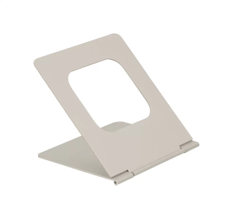 stojánek na mobil stříbrná s potiskem loga