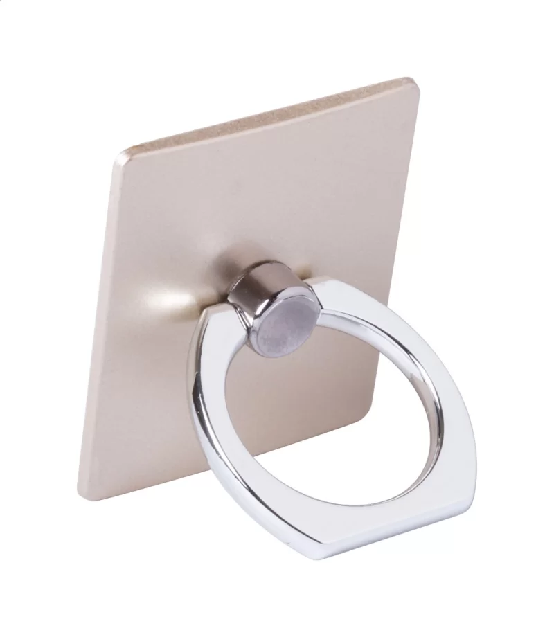 stojánek na mobil zlatá s potiskem loga