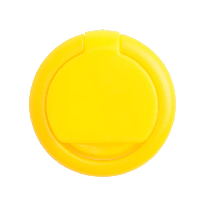 stojánek na mobil žlutá s potiskem loga