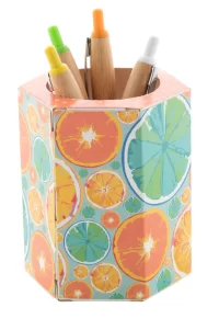 stojánek na pera bílá s potiskem loga - foto 5