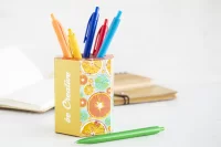 stojánek na pera bílá s potiskem loga - foto 7