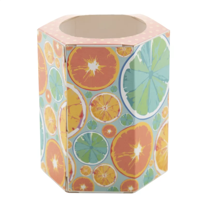 stojánek na pera bílá — reklamní předmět s vlastním potiskem stojánek na pera bílá s potiskem loga