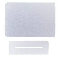 stojánek, obdélník stříbrná s potiskem loga - foto 5