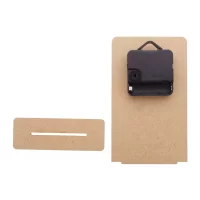 stolní hodiny na zakázku přírodní s potiskem loga - foto 9