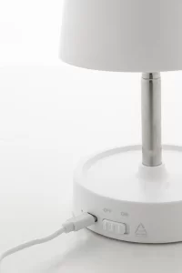 Stolní lampa RABS bílá s potiskem loga - foto 6