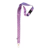 sublimační šňůrka na zakázku růžová s potiskem loga - foto 2