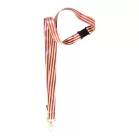 sublimační šňůrka na zakázku zlatá s potiskem loga - foto 4